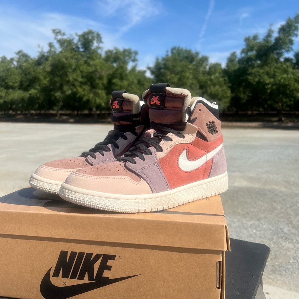 Nike Air Jordan High-Tops - Coral and Mauve